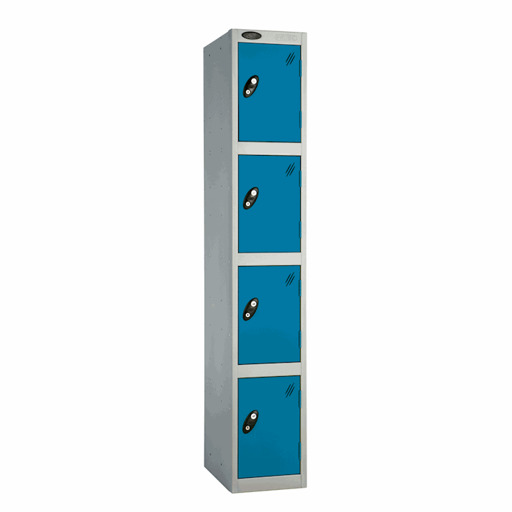 Quick Delivery Four Door Locker in Blue - 1800H By Probe