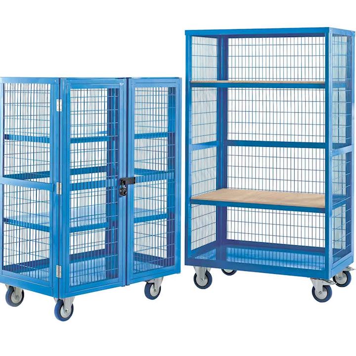 Boxwell Mobile Trolley With Doors by QMP