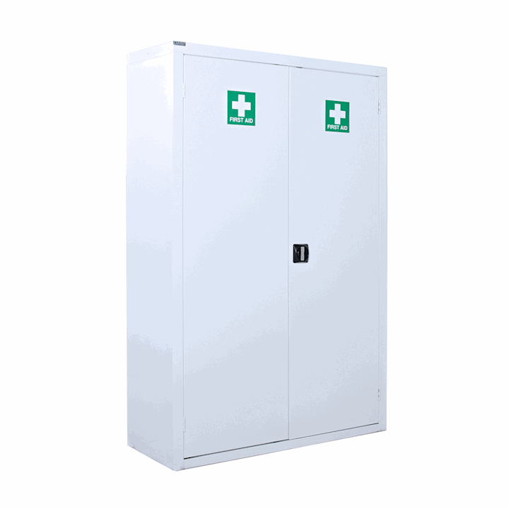 First Aid Cupboard Extra Wide 1800H x 1200W x 460D