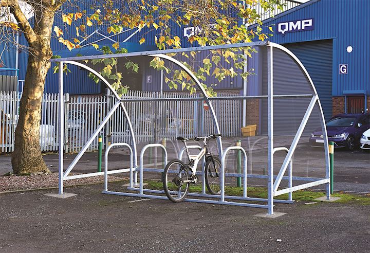 Galvanised Dudley Cycle Shelter 2m or 4m Wide
