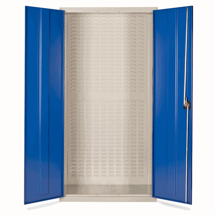 Steel Storage Cupboard with Louvre Panel - 1830H x 915W x 457D by Elite