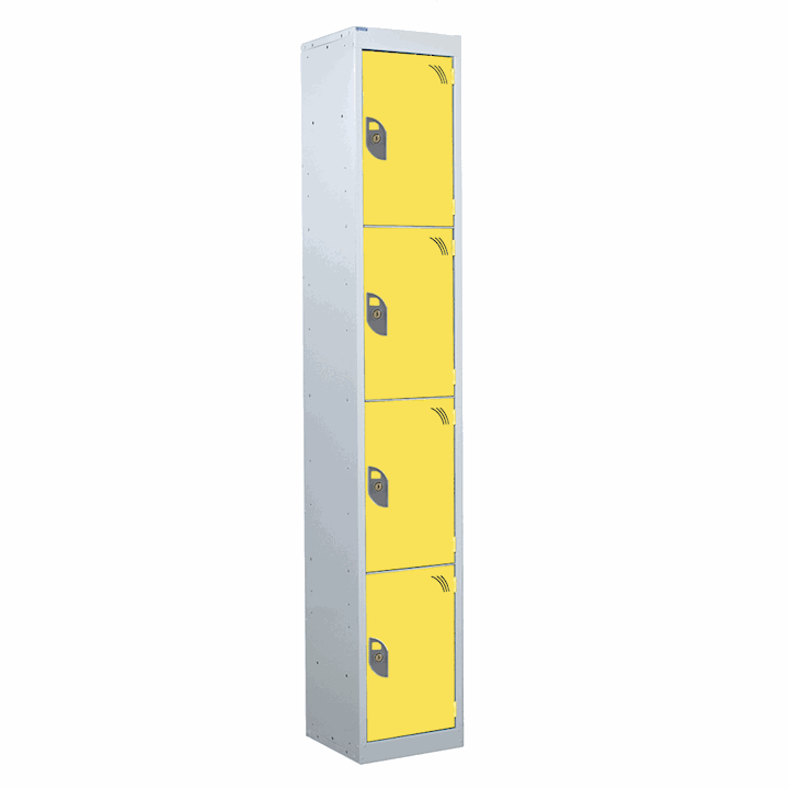 4 Door Tool Charging Locker 1800H by QMP Solid Door