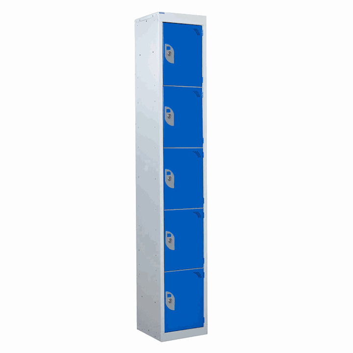 5 Door Tool Charging Locker by QMP Solid Door